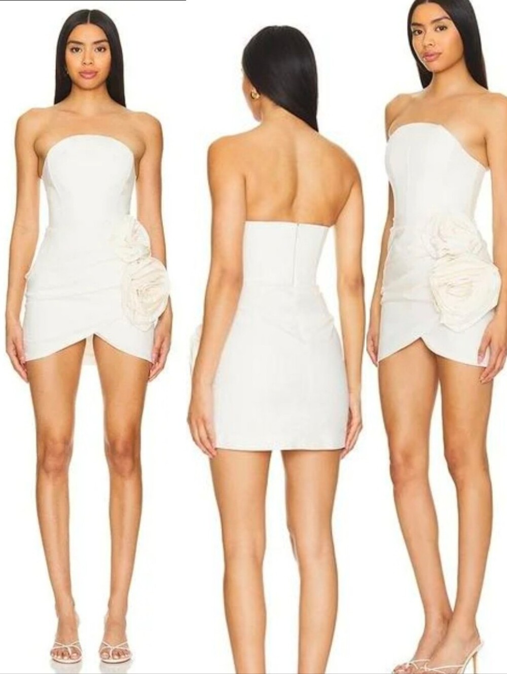 Revolve NBD Alyna Mini Dress in Ivory M